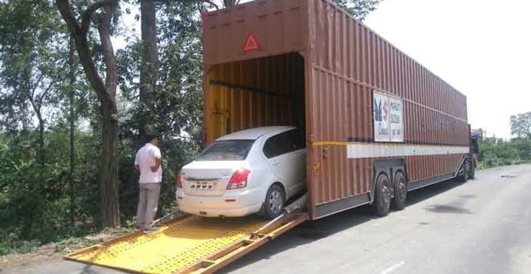 Enclosed Car Carrier