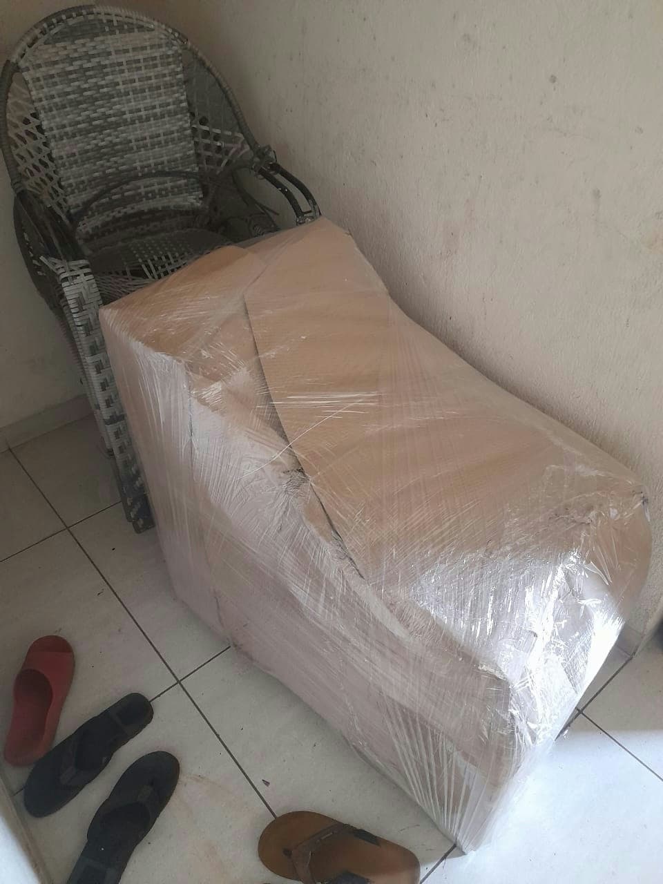 Comprehensive packing service, ensuring even smaller furniture and decor items are securely wrapped.